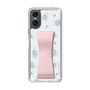 スリムプロテクションケース - STAND & RING RIBBON Sakura Pink［ シナモロール - リボン - ライン ］