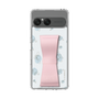 スリムプロテクションケース - STAND & RING RIBBON Sakura Pink［ シナモロール - リボン - ライン ］