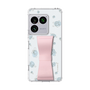 スリムプロテクションケース - STAND & RING RIBBON Sakura Pink［ シナモロール - リボン - ライン ］
