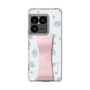 スリムプロテクションケース - STAND & RING RIBBON Sakura Pink［ シナモロール - リボン - ライン ］
