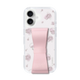 スリムプロテクションケース - STAND & RING RIBBON Sakura Pink［ マイメロディ - リボン - ライン ］
