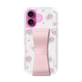 スリムプロテクションケース - STAND & RING RIBBON Sakura Pink［ マイメロディ - リボン - ライン ］