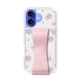 スリムプロテクションケース - STAND & RING RIBBON Sakura Pink［ マイメロディ - リボン - ライン ］