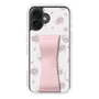 スリムプロテクションケース - STAND & RING RIBBON Sakura Pink［ マイメロディ - リボン - ライン ］