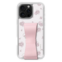 スリムプロテクションケース - STAND & RING RIBBON Sakura Pink［ マイメロディ - リボン - ライン ］