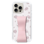 スリムプロテクションケース - STAND & RING RIBBON Sakura Pink［ マイメロディ - リボン - ライン ］