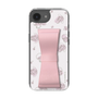 スリムプロテクションケース - STAND & RING RIBBON Sakura Pink［ マイメロディ - リボン - ライン ］