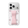 スリムプロテクションケース - STAND & RING RIBBON Sakura Pink［ マイメロディ - リボン - ライン ］