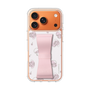 スリムプロテクションケース - STAND & RING RIBBON Sakura Pink［ マイメロディ - リボン - ライン ］
