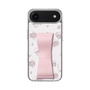 スリムプロテクションケース - STAND & RING RIBBON Sakura Pink［ マイメロディ - リボン - ライン ］