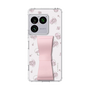 スリムプロテクションケース - STAND & RING RIBBON Sakura Pink［ マイメロディ - リボン - ライン ］