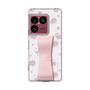 スリムプロテクションケース - STAND & RING RIBBON Sakura Pink［ マイメロディ - リボン - ライン ］