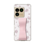スリムプロテクションケース - STAND & RING RIBBON Sakura Pink［ マイメロディ - リボン - ライン ］