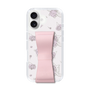 スリムプロテクションケース - STAND & RING RIBBON Sakura Pink［ クロミ - リボン - ライン ］