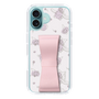 スリムプロテクションケース - STAND & RING RIBBON Sakura Pink［ クロミ - リボン - ライン ］
