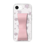 スリムプロテクションケース - STAND & RING RIBBON Sakura Pink［ クロミ - リボン - ライン ］