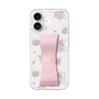 スリムプロテクションケース - STAND & RING RIBBON Sakura Pink［ クロミ - リボン - ライン ］
