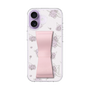 スリムプロテクションケース - STAND & RING RIBBON Sakura Pink［ クロミ - リボン - ライン ］