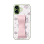 スリムプロテクションケース - STAND & RING RIBBON Sakura Pink［ クロミ - リボン - ライン ］