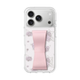 スリムプロテクションケース - STAND & RING RIBBON Sakura Pink［ クロミ - リボン - ライン ］