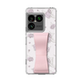 スリムプロテクションケース - STAND & RING RIBBON Sakura Pink［ クロミ - リボン - ライン ］