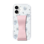スリムプロテクションケース - STAND & RING RIBBON Sakura Pink［ リトルツインスターズ - リボン - ライン ］