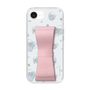 スリムプロテクションケース - STAND & RING RIBBON Sakura Pink［ リトルツインスターズ - リボン - ライン ］