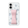 スリムプロテクションケース - STAND & RING RIBBON Sakura Pink［ リトルツインスターズ - リボン - ライン ］