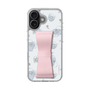 スリムプロテクションケース - STAND & RING RIBBON Sakura Pink［ リトルツインスターズ - リボン - ライン ］