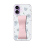 スリムプロテクションケース - STAND & RING RIBBON Sakura Pink［ リトルツインスターズ - リボン - ライン ］