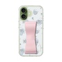 スリムプロテクションケース - STAND & RING RIBBON Sakura Pink［ リトルツインスターズ - リボン - ライン ］