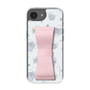スリムプロテクションケース - STAND & RING RIBBON Sakura Pink［ リトルツインスターズ - リボン - ライン ］
