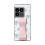 スリムプロテクションケース - STAND & RING RIBBON Sakura Pink［ リトルツインスターズ - リボン - ライン ］