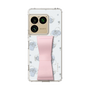 スリムプロテクションケース - STAND & RING RIBBON Sakura Pink［ リトルツインスターズ - リボン - ライン ］