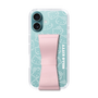 スリムプロテクションケース - STAND & RING RIBBON Sakura Pink［ ハローキティ - リボン - フェイス ］