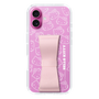 スリムプロテクションケース - STAND & RING RIBBON Sakura Pink［ ハローキティ - リボン - フェイス ］