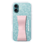 スリムプロテクションケース - STAND & RING RIBBON Sakura Pink［ ハローキティ - リボン - フェイス ］