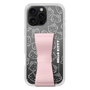スリムプロテクションケース - STAND & RING RIBBON Sakura Pink［ ハローキティ - リボン - フェイス ］