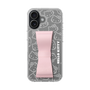 スリムプロテクションケース - STAND & RING RIBBON Sakura Pink［ ハローキティ - リボン - フェイス ］
