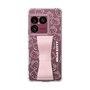 スリムプロテクションケース - STAND & RING RIBBON Sakura Pink［ ハローキティ - リボン - フェイス ］
