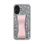 スリムプロテクションケース - STAND & RING RIBBON Sakura Pink［ シナモロール - リボン - フェイス ］