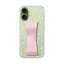 スリムプロテクションケース - STAND & RING RIBBON Sakura Pink［ シナモロール - リボン - フェイス ］