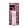 スリムプロテクションケース - STAND & RING RIBBON Sakura Pink［ シナモロール - リボン - フェイス ］