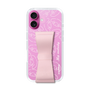 スリムプロテクションケース - STAND & RING RIBBON Sakura Pink［ マイメロディ - リボン - フェイス ］