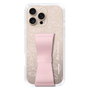 スリムプロテクションケース - STAND & RING RIBBON Sakura Pink［ マイメロディ - リボン - フェイス ］