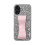スリムプロテクションケース - STAND & RING RIBBON Sakura Pink［ マイメロディ - リボン - フェイス ］