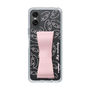 スリムプロテクションケース - STAND & RING RIBBON Sakura Pink［ マイメロディ - リボン - フェイス ］