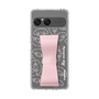 スリムプロテクションケース - STAND & RING RIBBON Sakura Pink［ マイメロディ - リボン - フェイス ］