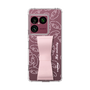 スリムプロテクションケース - STAND & RING RIBBON Sakura Pink［ マイメロディ - リボン - フェイス ］