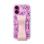 スリムプロテクションケース - STAND & RING RIBBON Sakura Pink［ クロミ - リボン - フェイス ］